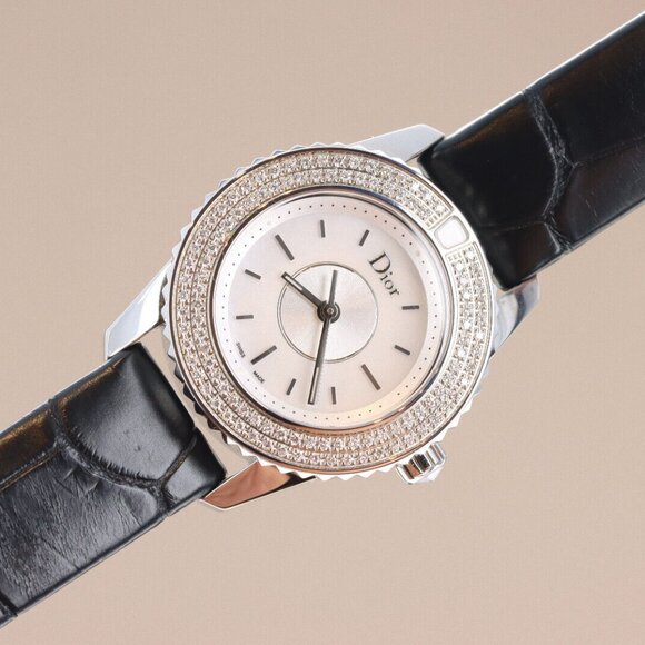 Dior Christal Ladies 28mm, Mother of Pearl Dial - Steel on Strap, CD112118-V - Picture 6 of 9